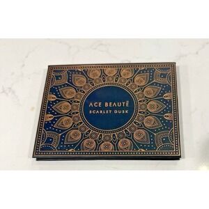 Ace Beauté Scarlet Dusk Eyeshadow Palette | 12 Shades | Warm Tones | NEW